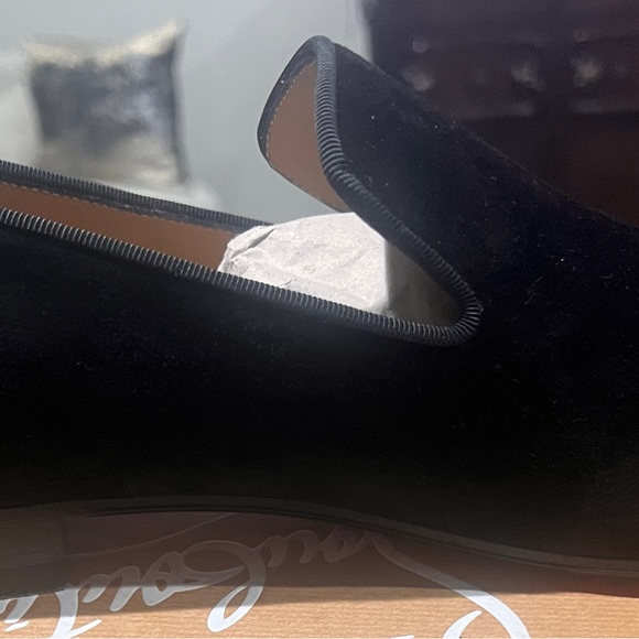 Christian Louboutin men Dynodent Flat suede upper, patent leather toe with studs - Picture 4 of 5